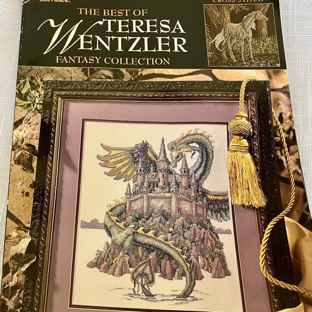 Best of Teresa Wentzler Fantasy Collection Cross Stitch Design Paperback Book